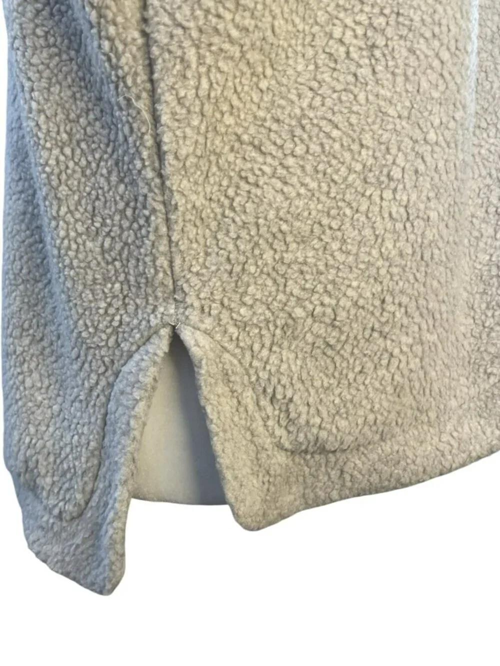 Kuhl Hygge Snap Pullover Women’s Natural Sherpa Jacket Kozy Komfort Small NWT - Picture 5 of 8